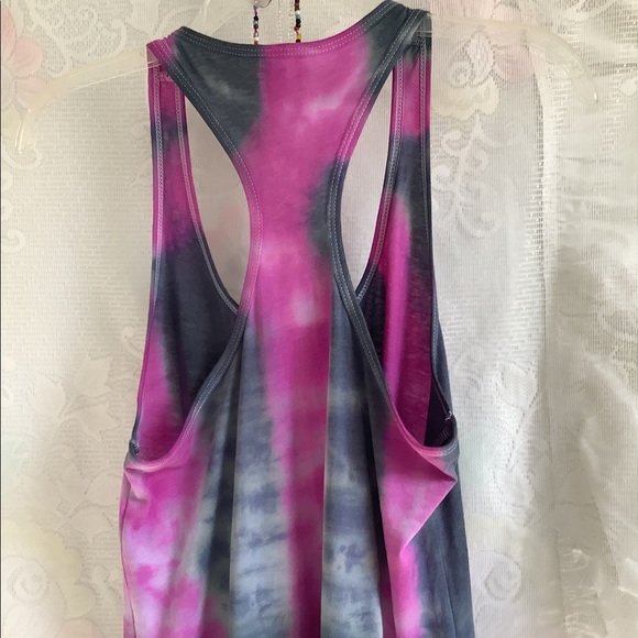 Tie-Dye New Racerback Tank Top. Handmade. - Picture 6 of 10